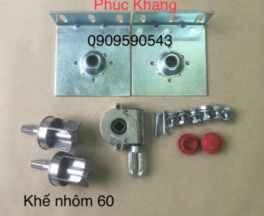 Bộ phụ kiện mái bạt thả, bạt cuốn - Bát dày 4li - Bạt thả che nắng,mưa