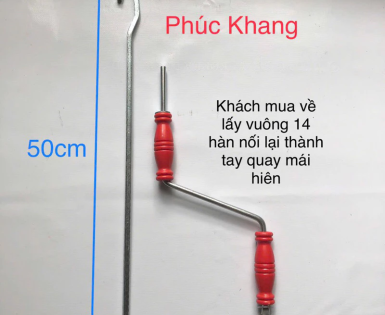 Bộ phụ kiện móc và tay quay để làm tay quay mái hiên di động