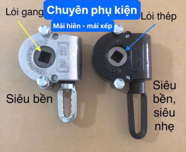Hộp số mái hiên di động - mái thả - siêu bền,siêu nhẹ