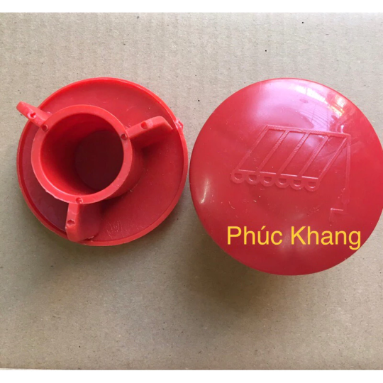2 cái nắp mủ chụp đầu ống nhôm 63 và ống sắt 34 - mái hiên di động