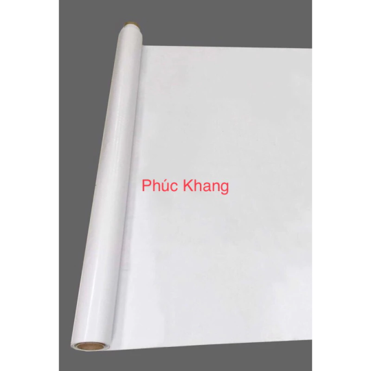Bạt mái hiên nhựa PVC màu trắng bền, dẻo khổ rộng 1m50, che nắng, mưa siêu bền không thấm nước