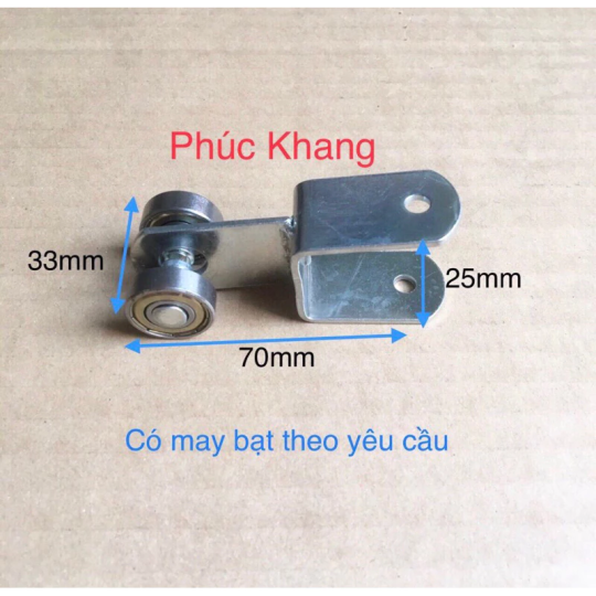 Combo 10 bánh xe mái bạt xếp - U 2 phân - máng 4 phân
