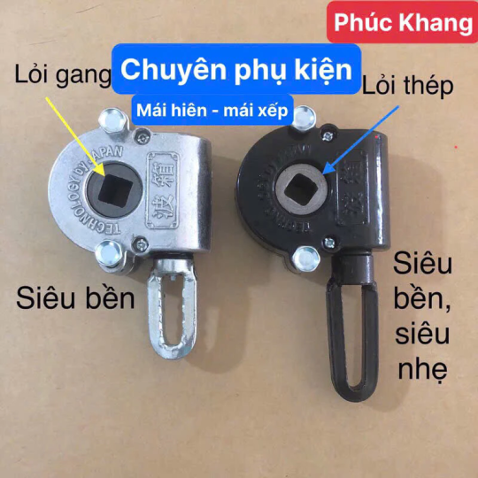 Hộp số mái hiên di động - mái thả - siêu bền,siêu nhẹ