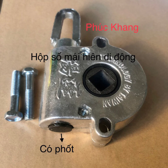 (Siêu rẻ) Hộp số mái hiên di động - mái thả