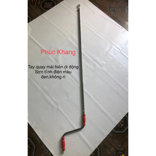 Tay quay mái hiên di động - mái thả dài 1m5 và 1m8