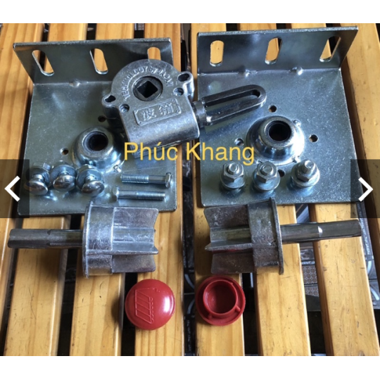 Bộ phụ kiện mái thả,bạt cuốn dày 4li (khế nhôm 60)
