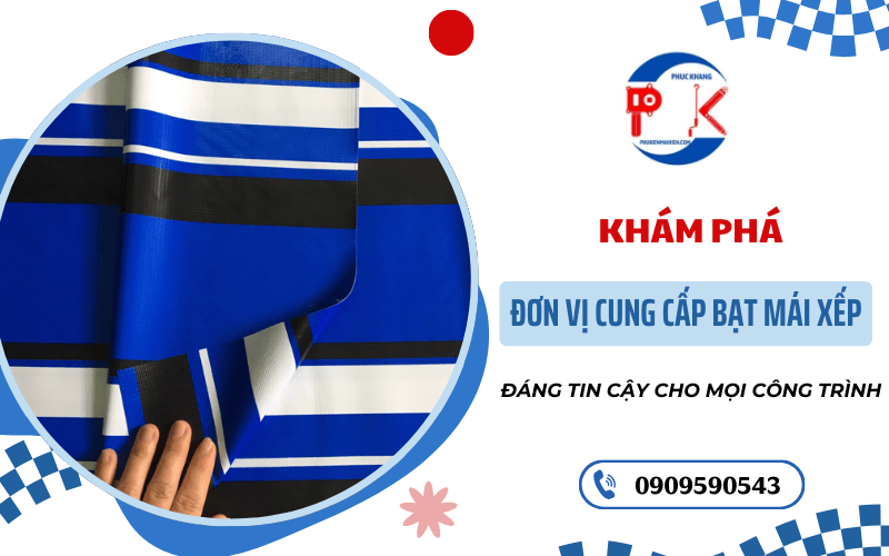 bạt mái xếp